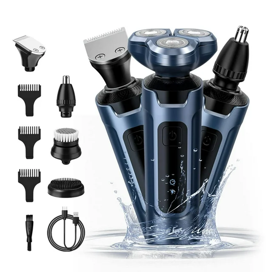 BNIB-Sejoy Men's Electric Shaver Razor, 5 in 1 Grooming Kit,Cordless Rechargeable Waterproof ,-$25
