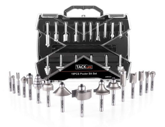 Brand New 16 Piece Router Bit Set, 1/4-Inch Shank,Fits Edging, Trimming, in All Woodworking Projects