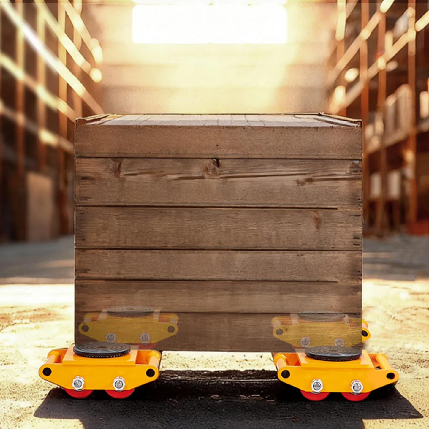 VEVOR Machinery Skate Dolly, 13,200 LBS/6T Industrial Machinery Mover, Heavy Duty Carbon,-$40