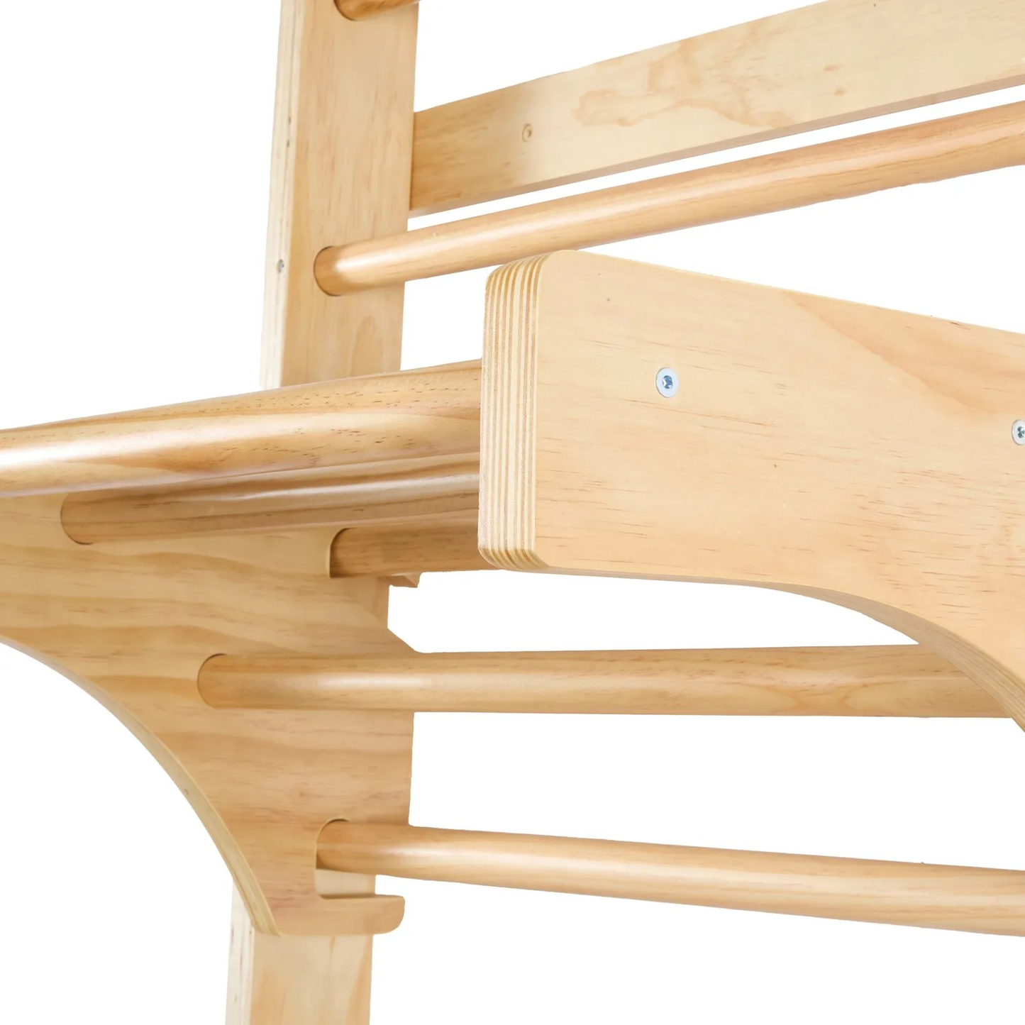 VEVOR Swedish Ladder Wall Gym, 10-Level Solid Wood Indoor Jungle Gym, 220lbs Loading Indoor,-$110