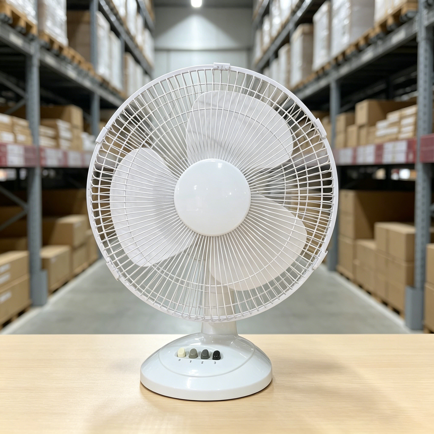 Brand New Assemble Oscillating Table Fan Quiet 3-Speed 12-Inch Adjustable Tilt Fan,-$10