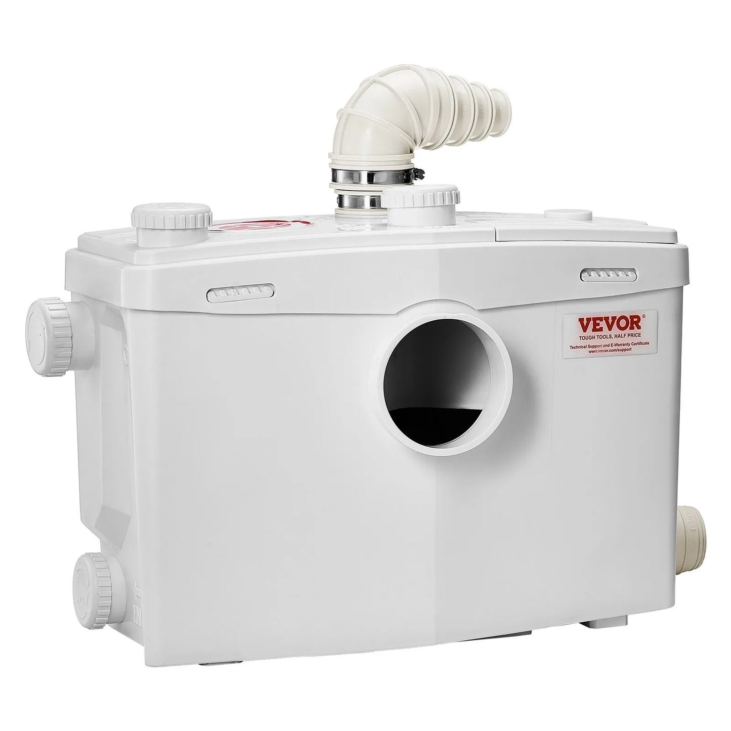 VEVOR Macerator Pump, 1200W, 48 GPM Flow, 33 ft/10 m Head, Macerator Sewerage Toilet,-$140