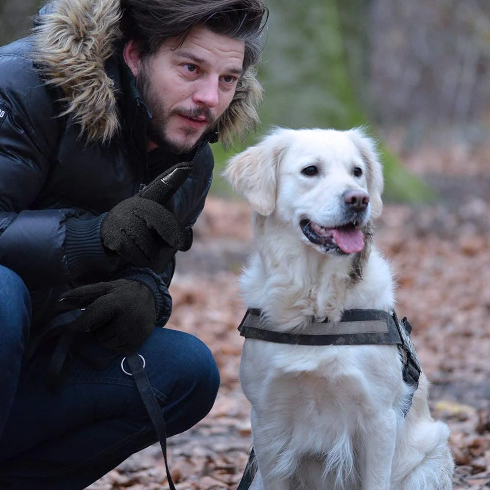 BNIB-Winter Gloves With Touchscreen Fingers and Fleece Lining for Men and Women,Size: XL,-$15