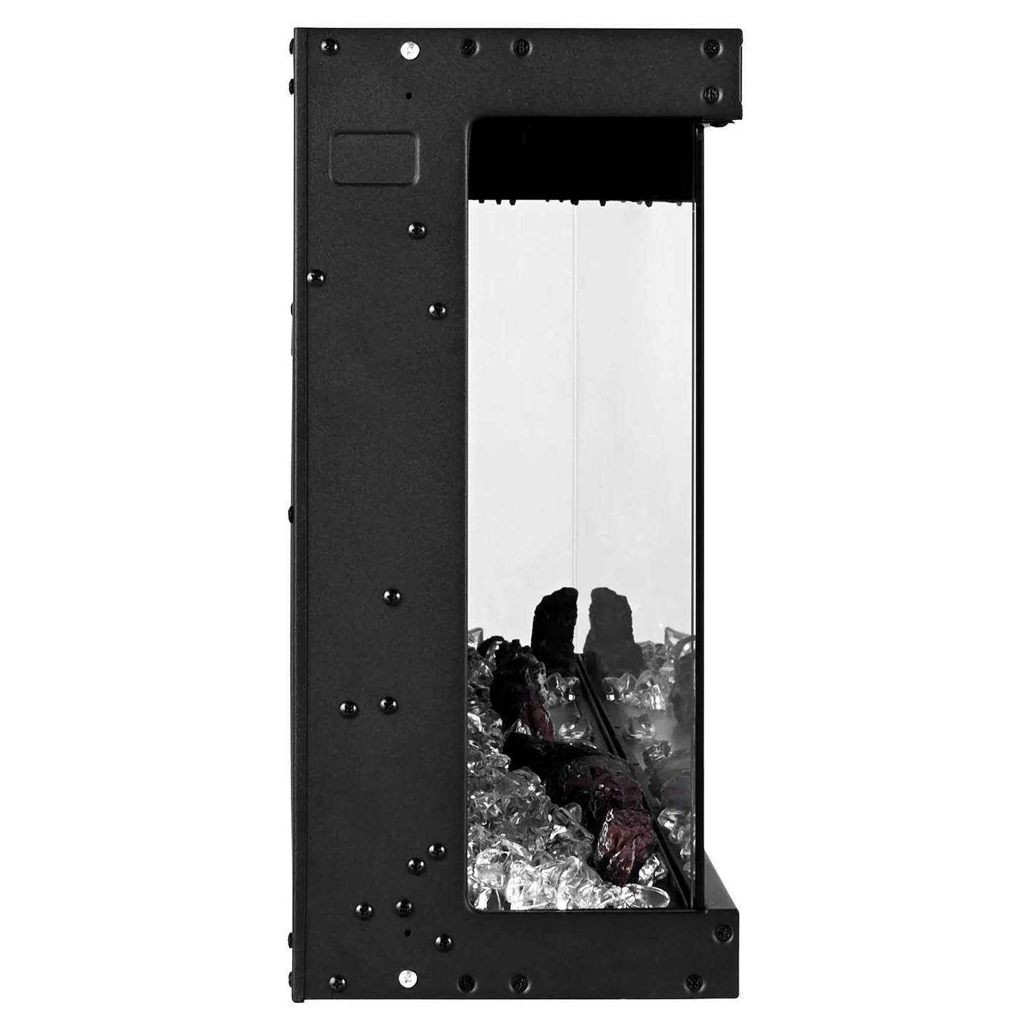 VEVOR 60 inch Electric Fireplace, Three-Sided Glass Wall Mounted Recessed Fire Place with Remote Control,-$250