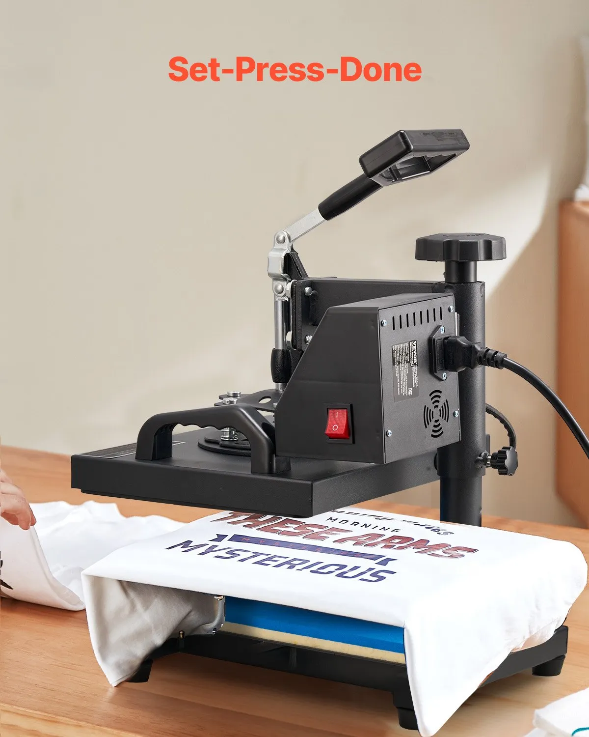 VEVOR Heat Press, 12x10Inch T Shirt Press Machine, T-shirt Press Heat Press 30x23cm Printing Machine,-$95