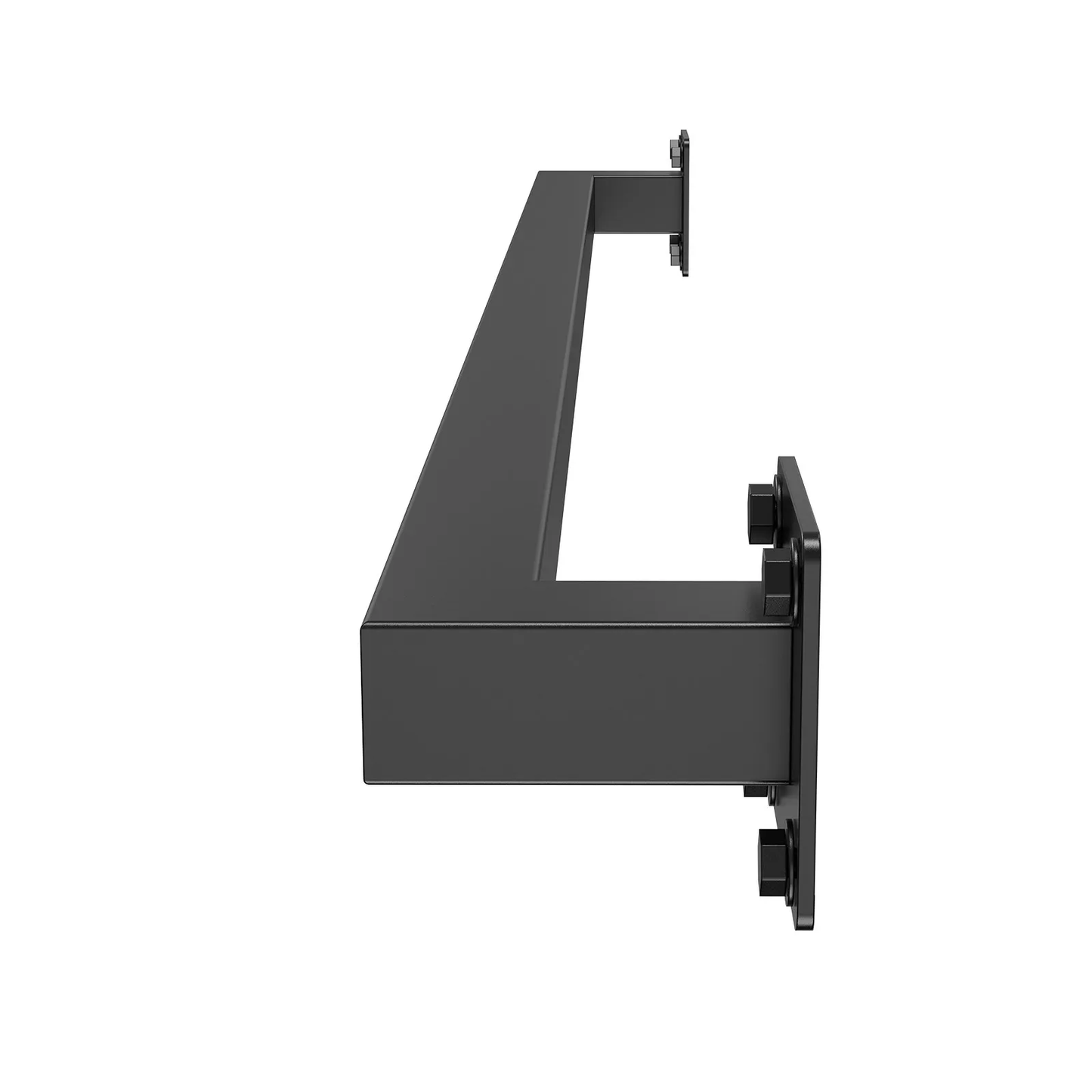 VEVOR Wall Mounted Stair Handrail, 3ft Black Iron Staircase Handrail Indoor, 250lbs Load Capacity,-$20