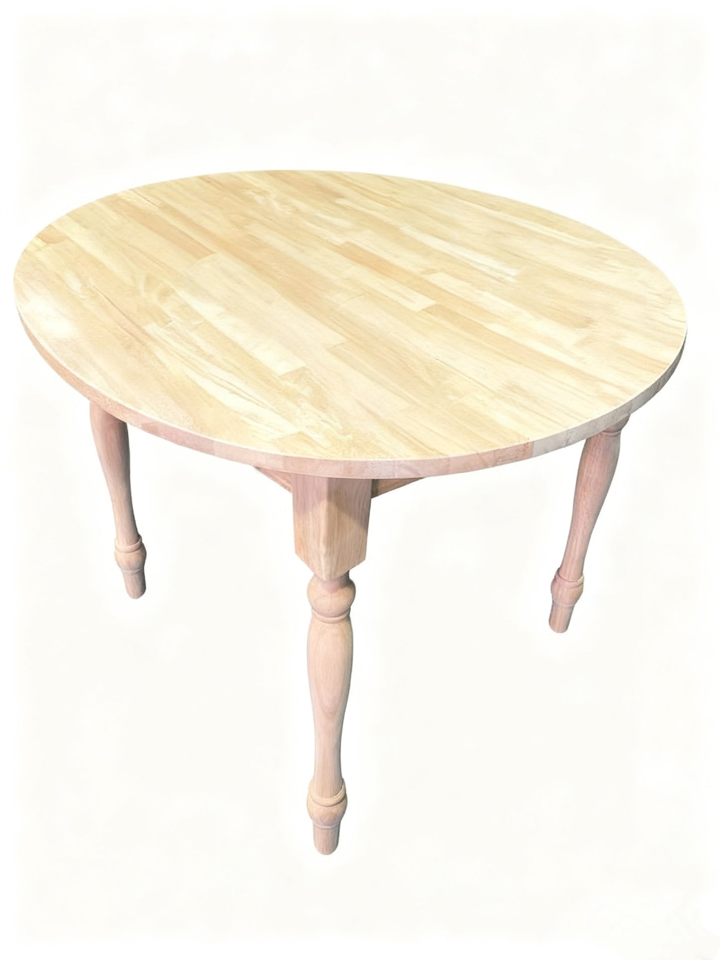 BNIB-Premium Solid Wood Round Dining Table - 42"（106.68） Tabletop, 29”（75cm ）Height | Timeless Craftsmanship