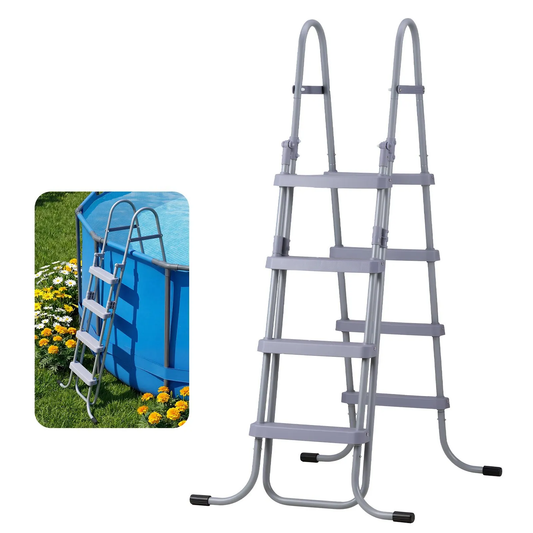 VEVOR Above Ground Pool Ladder, 4-Step Steel A-Frame Swimming Pool Stairs for 52 in High,-$65