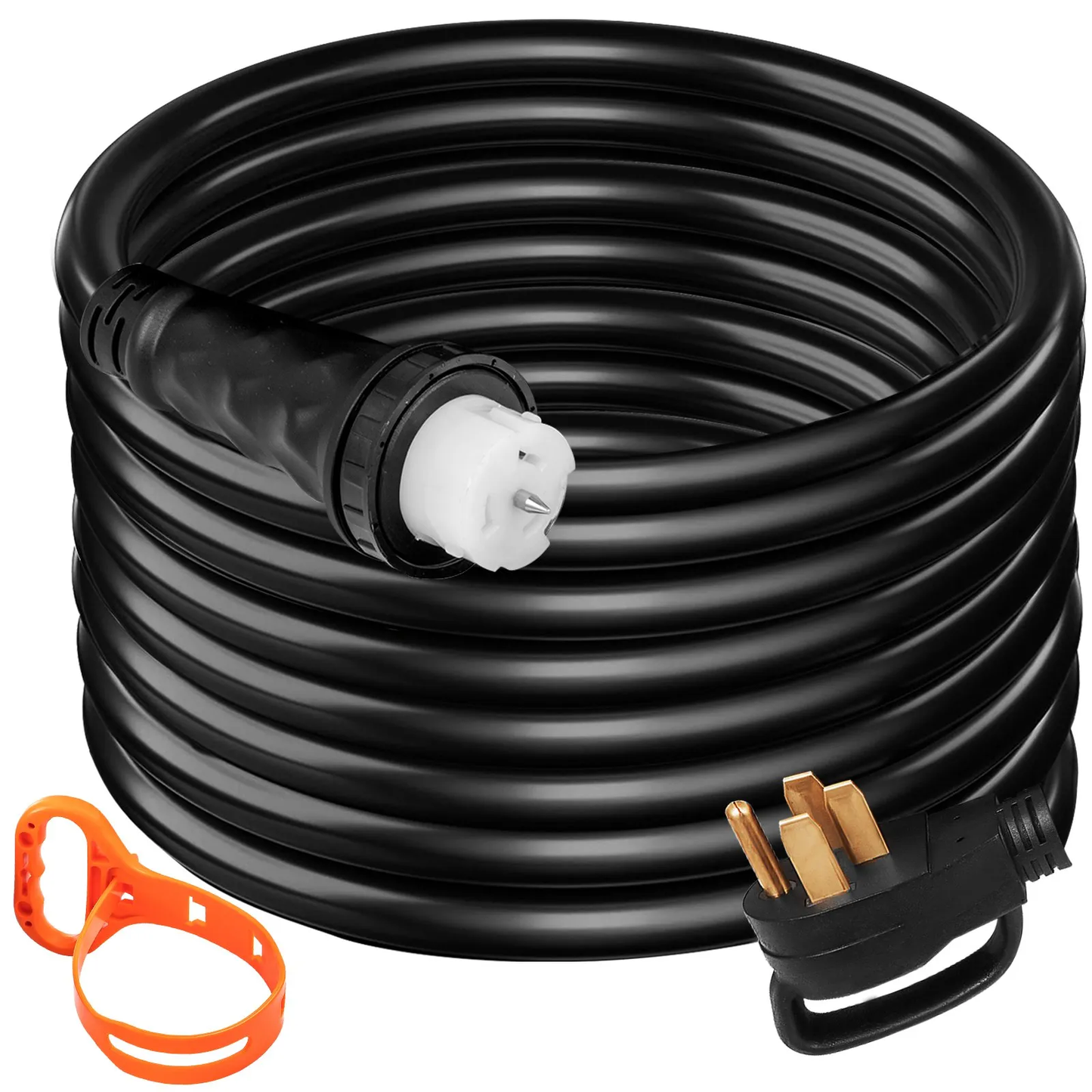 VEVOR 20 FT 50 Amp Generator Cord, STW 6/3 + 8/1 AWG Heavy Duty Extension Cord NEMA 14-50P & SS2-50R,-$90
