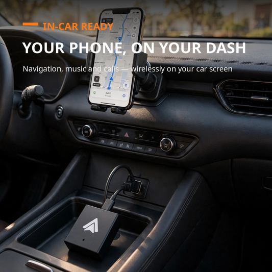 BNIB-Wireless Car Auto Adapter, USB C Plug Play Dongle, Auto Connect, Compatible with iOS 11+ Cars,,-$30