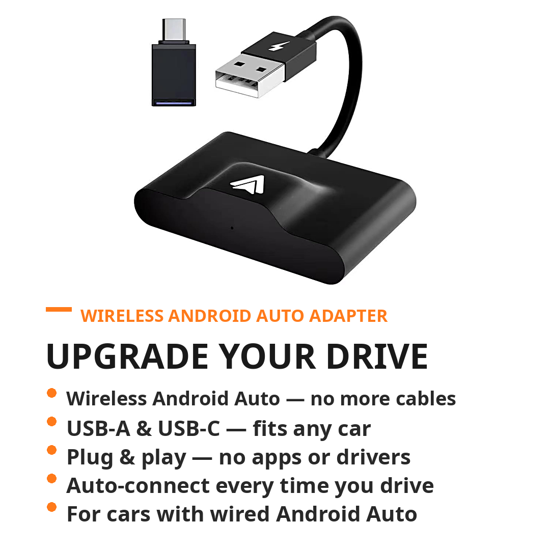 BNIB-Wireless Car Auto Adapter, USB C Plug Play Dongle, Auto Connect, Compatible with iOS 11+ Cars,,-$30