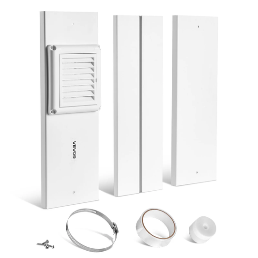 VEVOR Dryer Vent Window Kit, Fits 4-Inch Exhaust Hoses, Adjustable Length for Adapts,-$20