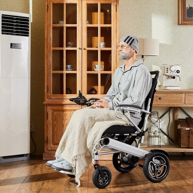 Brand New Assemble Brushless Folding Electric Wheelchair 300W Power Wheelchair, 12.4mi Range,-$1000