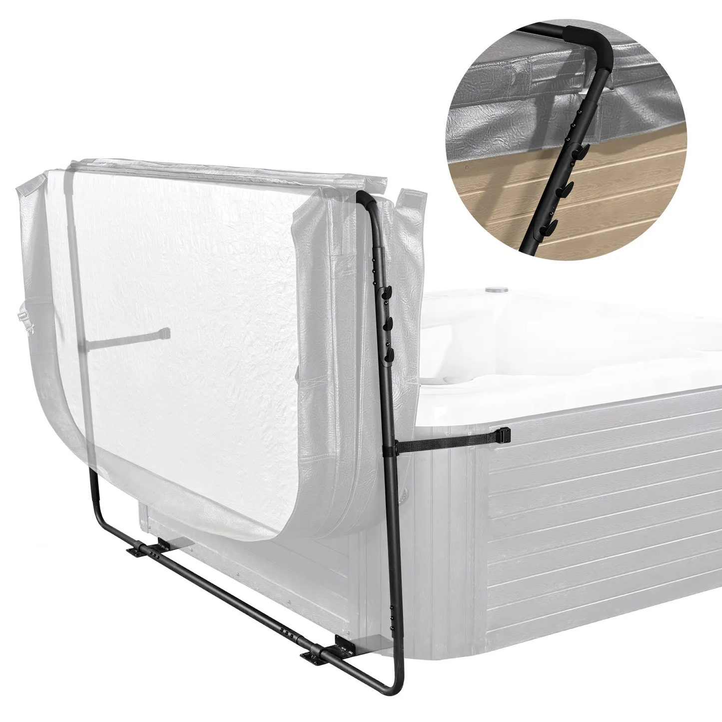 VEVOR Hot Tub Cover Lift, Spa Cover Lift, Height 31.5" - 41.3" Width 53" - 92.5" Adjustable,  -$80