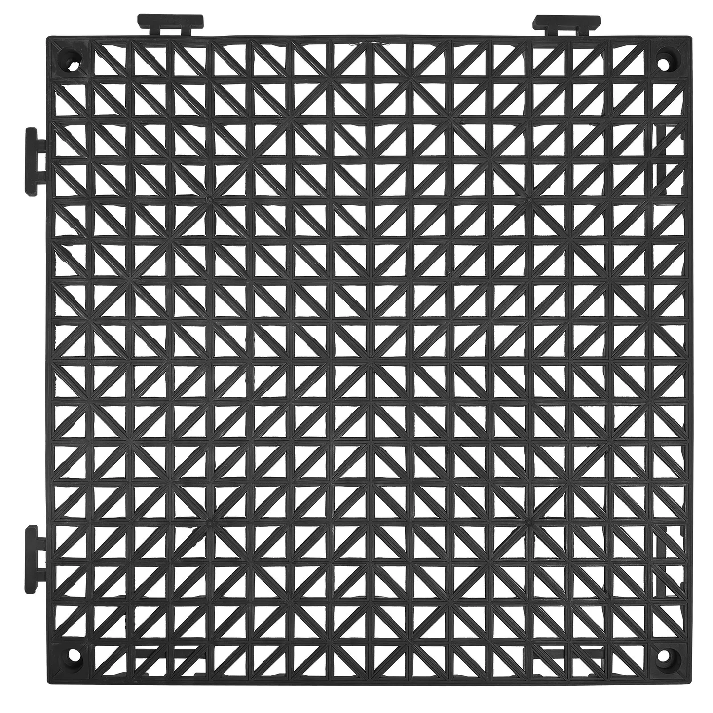 VEVOR Modular Interlocking Cushion, 50 Pack 12" x 12" Splicing Drainage Mats, Soft PVC Interlocking,-$75