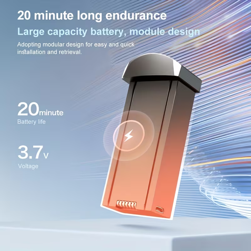 BNIB-V196 GPS Drone with 1080P HD Camera, Two Batteries,featuring One-Key Takeoff/Landing,-$90