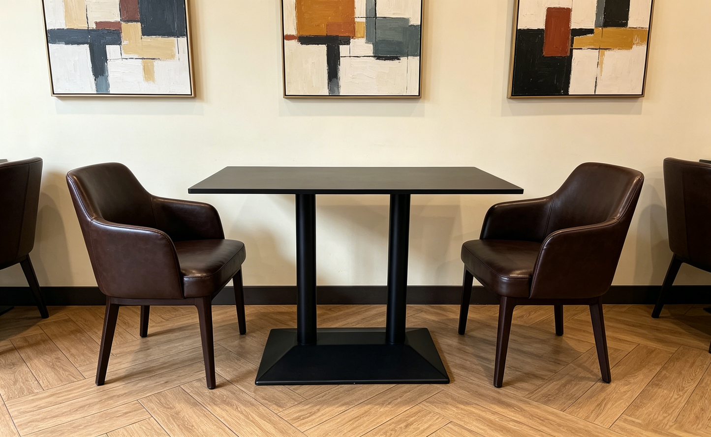 Brand New Assembled Console Table, Dining Table, Desk, Black -$100