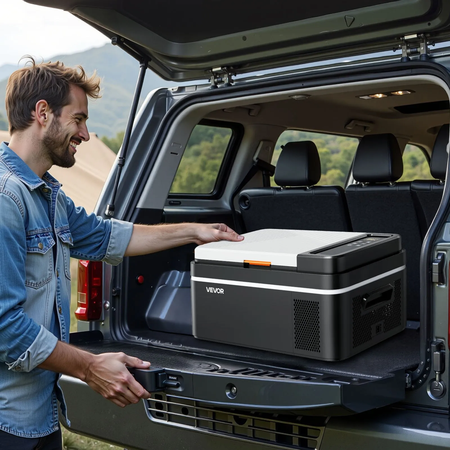 VEVOR Car Refrigerator, DC 12/24V AC100-240V Compressor Electric Cooler, -4°F to 68°F,-$130