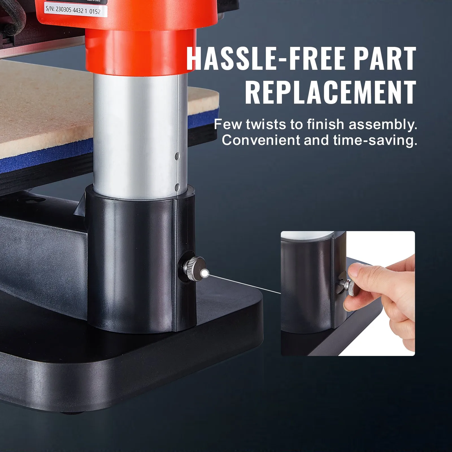 VEVOR 5-in-1 Heat Press Machine, 12" x 15" Fast Heating, 360 Swing Away Digital Sublimation Transfer,-$170