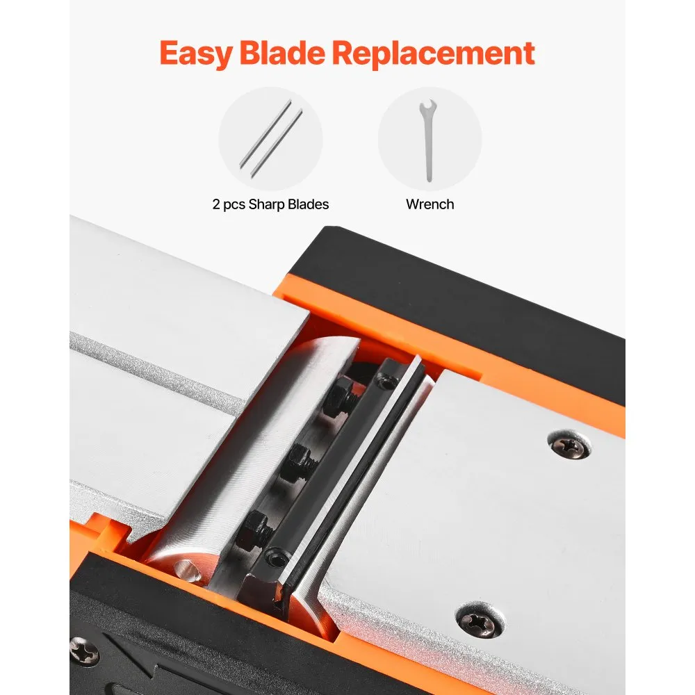 VEVOR Cordless Handheld Planer, 3-1/4-Inch Cut Width, 15000 RPM Electric Hand (Bare Tool Only),-$45