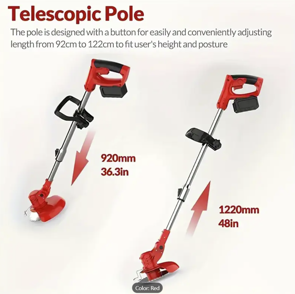 Brand New Dejiang 3-in-1 Cordless Weed Trimmer | Effortlessly Tackle Yard Weeds