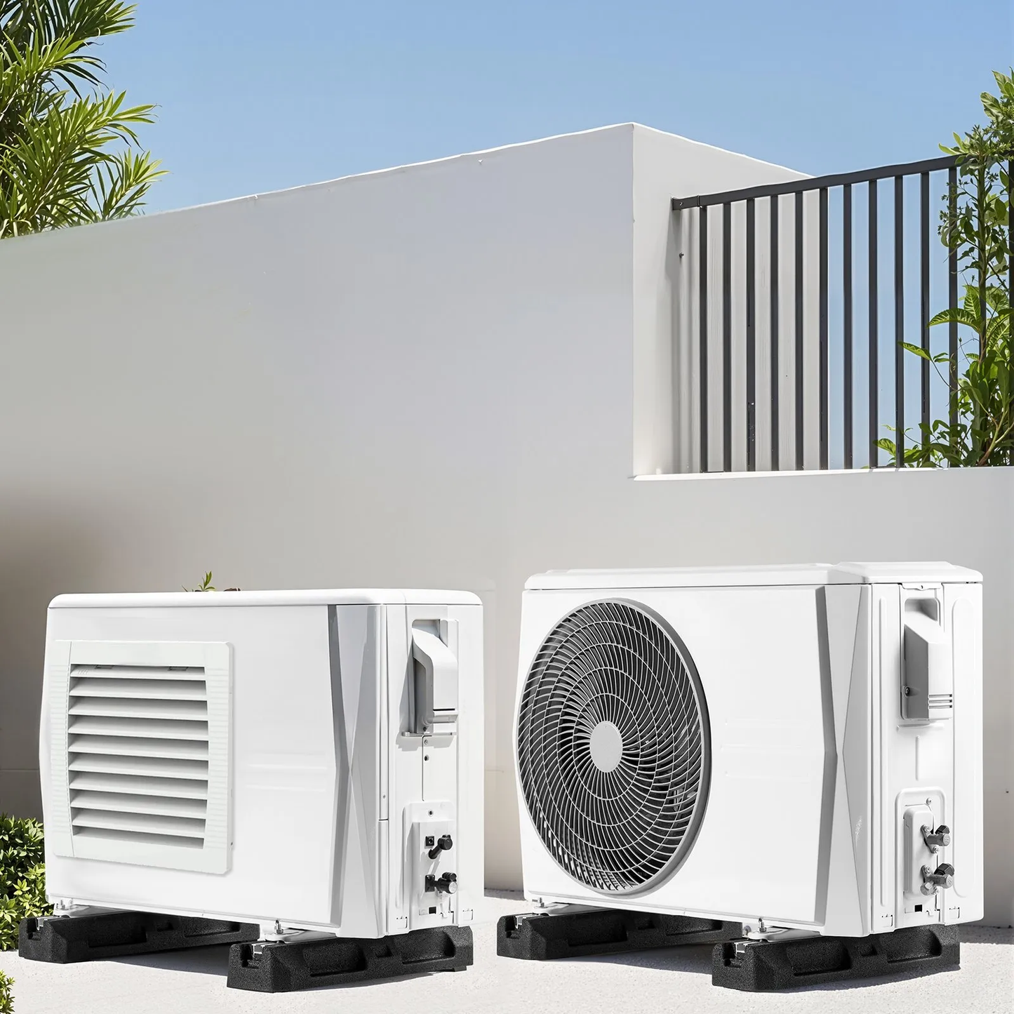 VEVOR Floor Mounting Base Kit for 9000-36000BTU, 2204LBS Load Anti-Vibration Pads,-$25