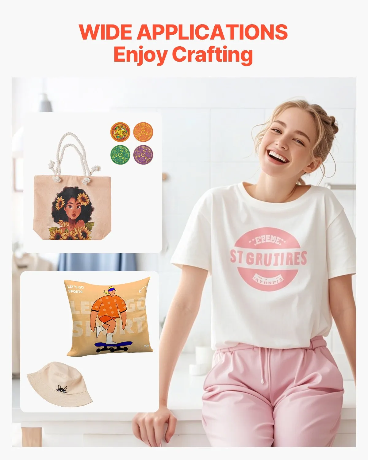 VEVOR Heat Press, 12x10Inch T Shirt Press Machine, T-shirt Press Heat Press 30x23cm Printing Machine,-$95