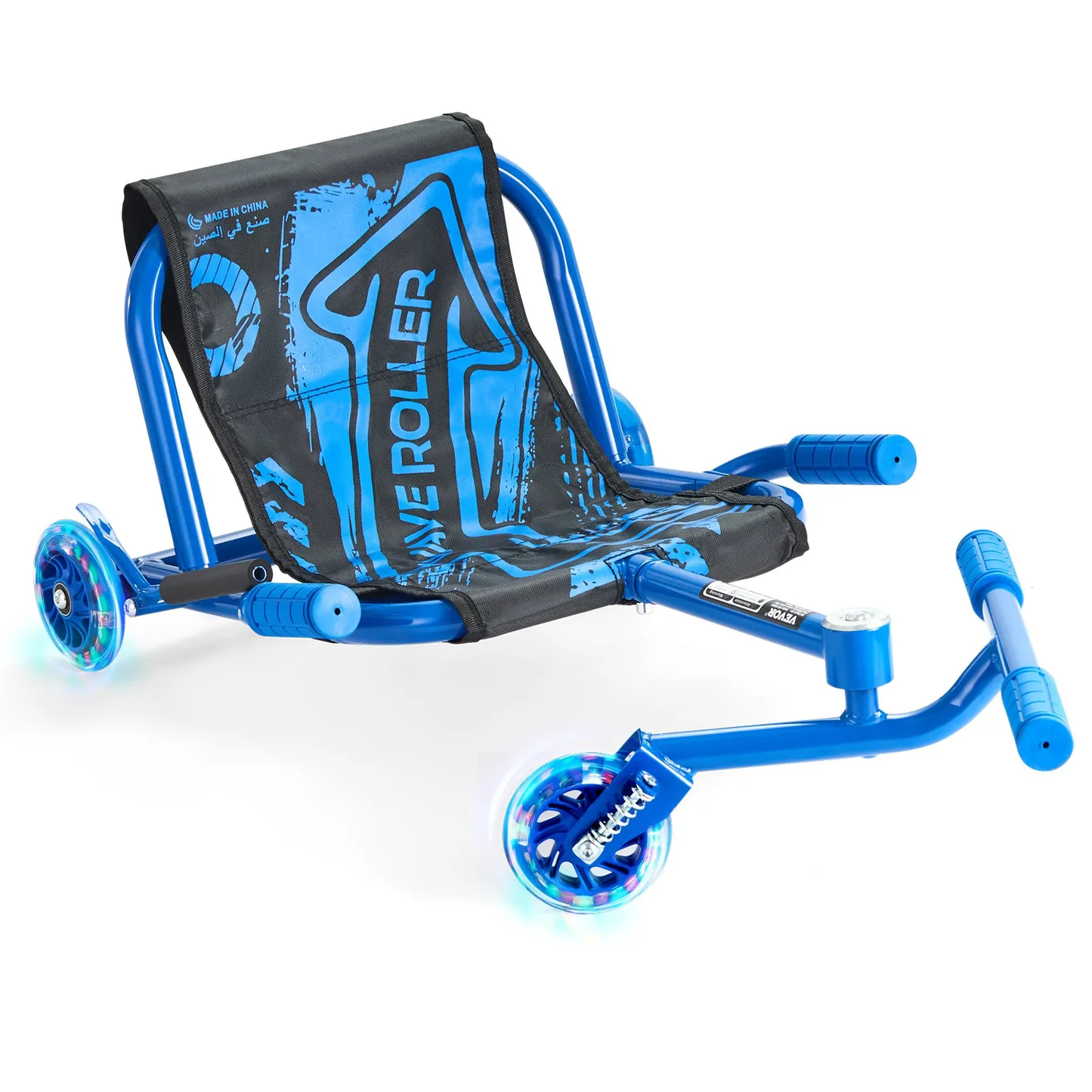 Used Assemble VEVOR Ride on Scooter, Load Capacity of 198 lbs, Swing Side-to-Side , -$20