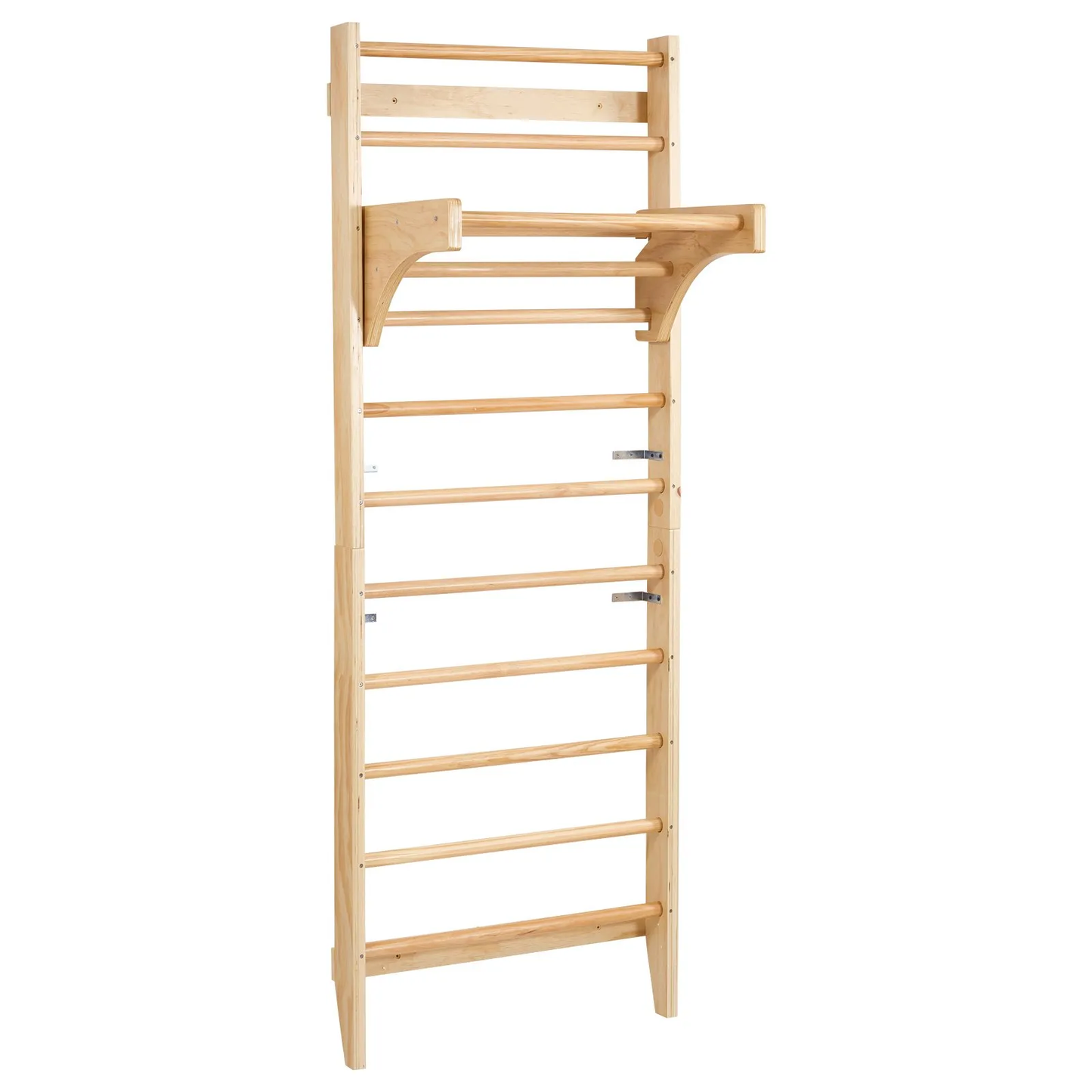 VEVOR Swedish Ladder Wall Gym, 10-Level Solid Wood Indoor Jungle Gym, 220lbs Loading Indoor,-$110
