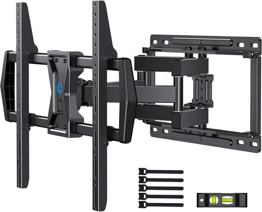 BNIB-Full Motion TV Wall Mount for Most 37-75 inch TVs up to 100 lbs,Dual Articulating Arms