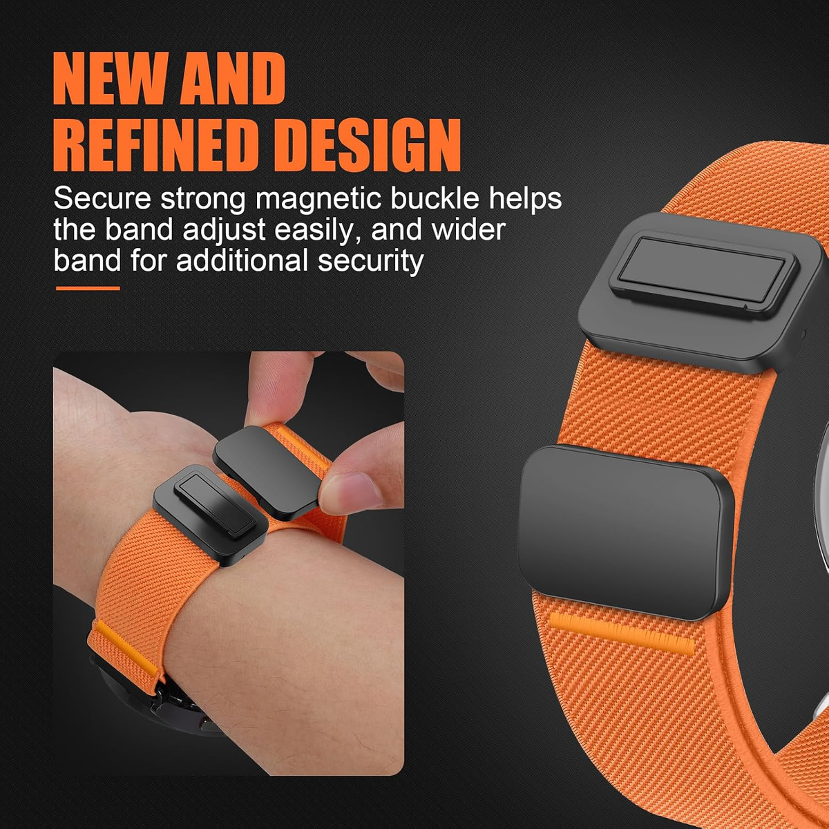 20mm Magnetic Band for Samsung Galaxy Watch 7/6/5/4 FE 40mm 44mm -$10