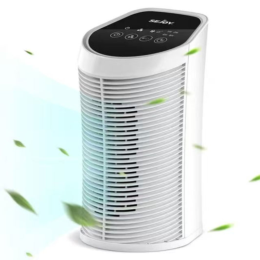 BNIB-Sejoy Air Purifier True HEPA Filter, 99.9% Removal, 3 Speeds and Timer, up to 200 SQ. ft,-$25