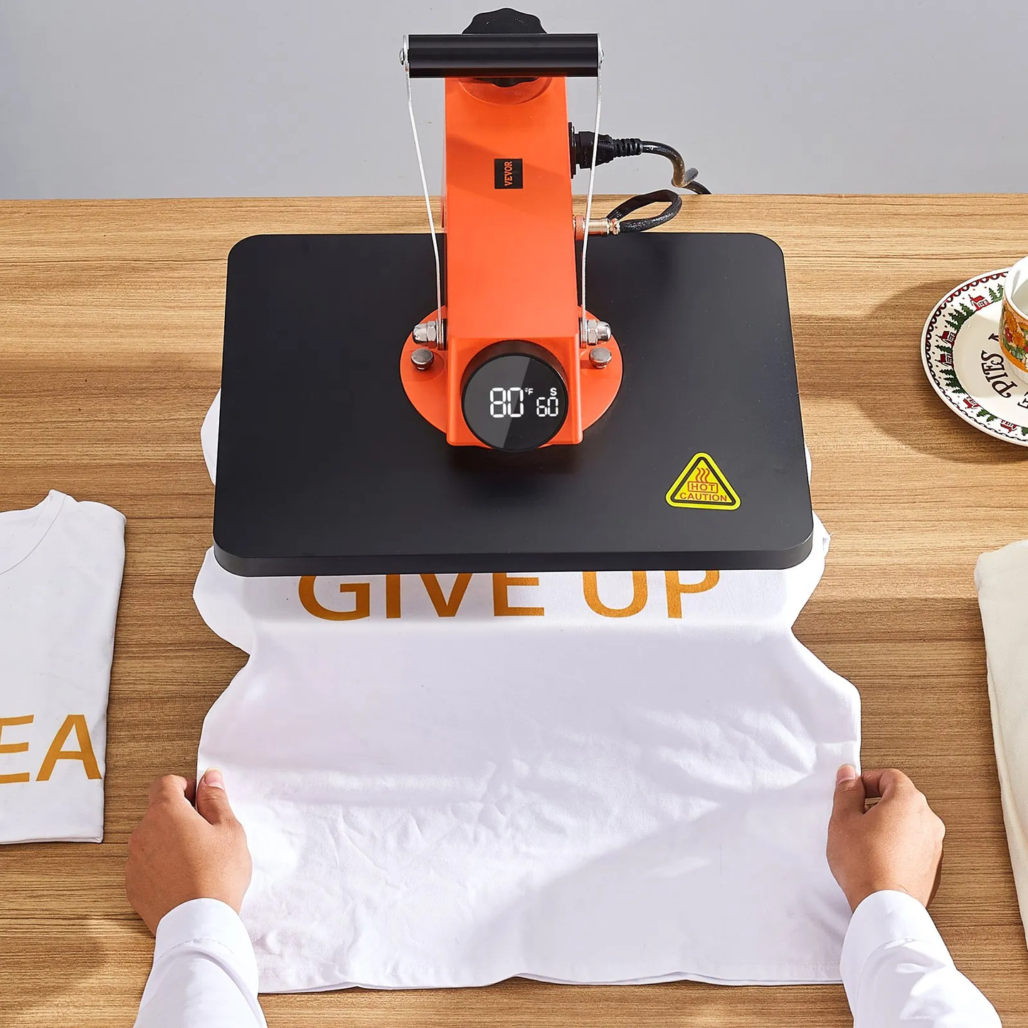 VEVOR 5-in-1 Heat Press Machine, 12" x 15" Fast Heating, 360 Swing Away Digital Sublimation Transfer,-$170