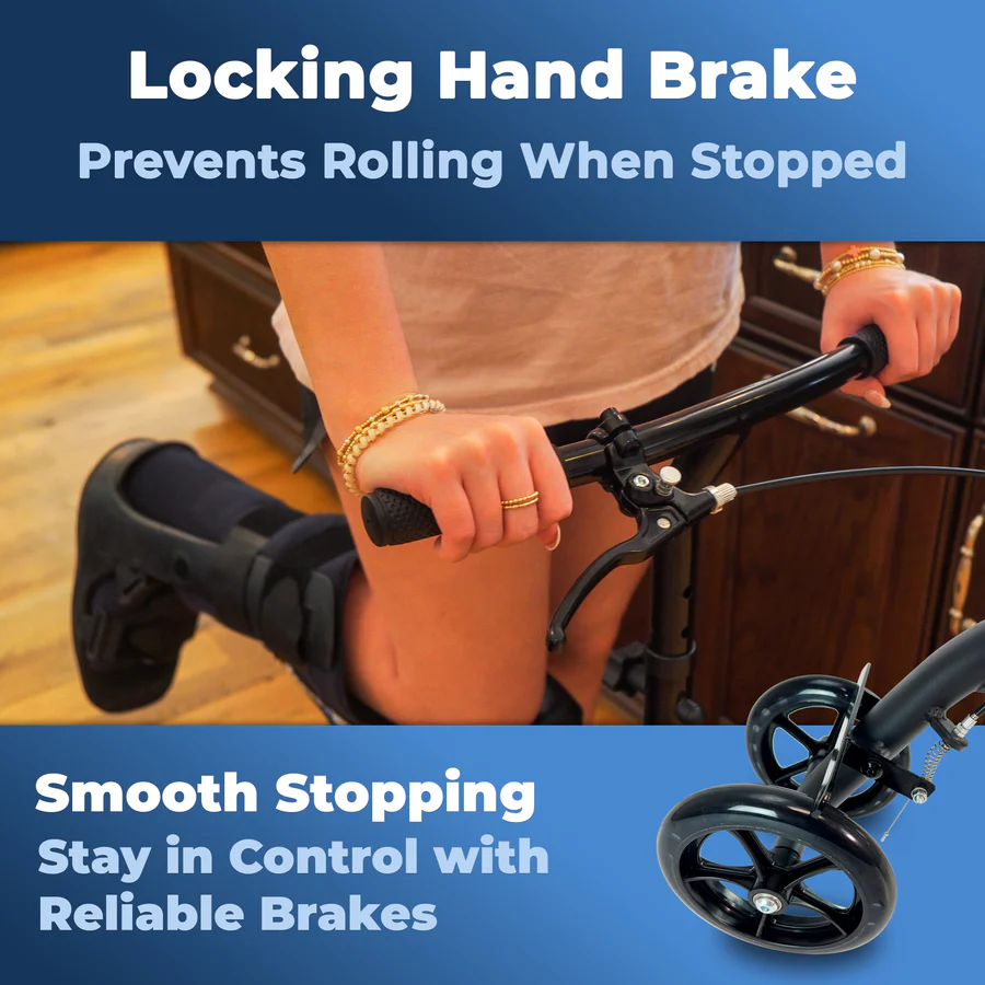 Brand New Economy Knee Rover® Steerable Knee Scooter (Matte Black),-$100
