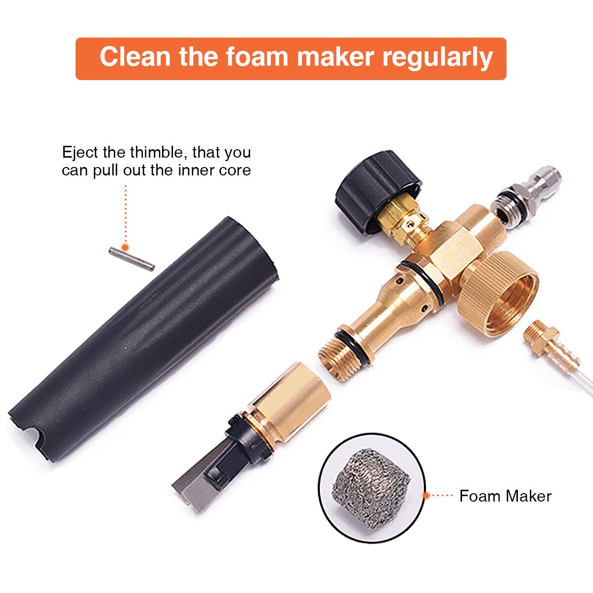Brand New Snow Foam Lance, Adjustable Pressure Washer Foam Wash Gun 1L Bottle ,-$25