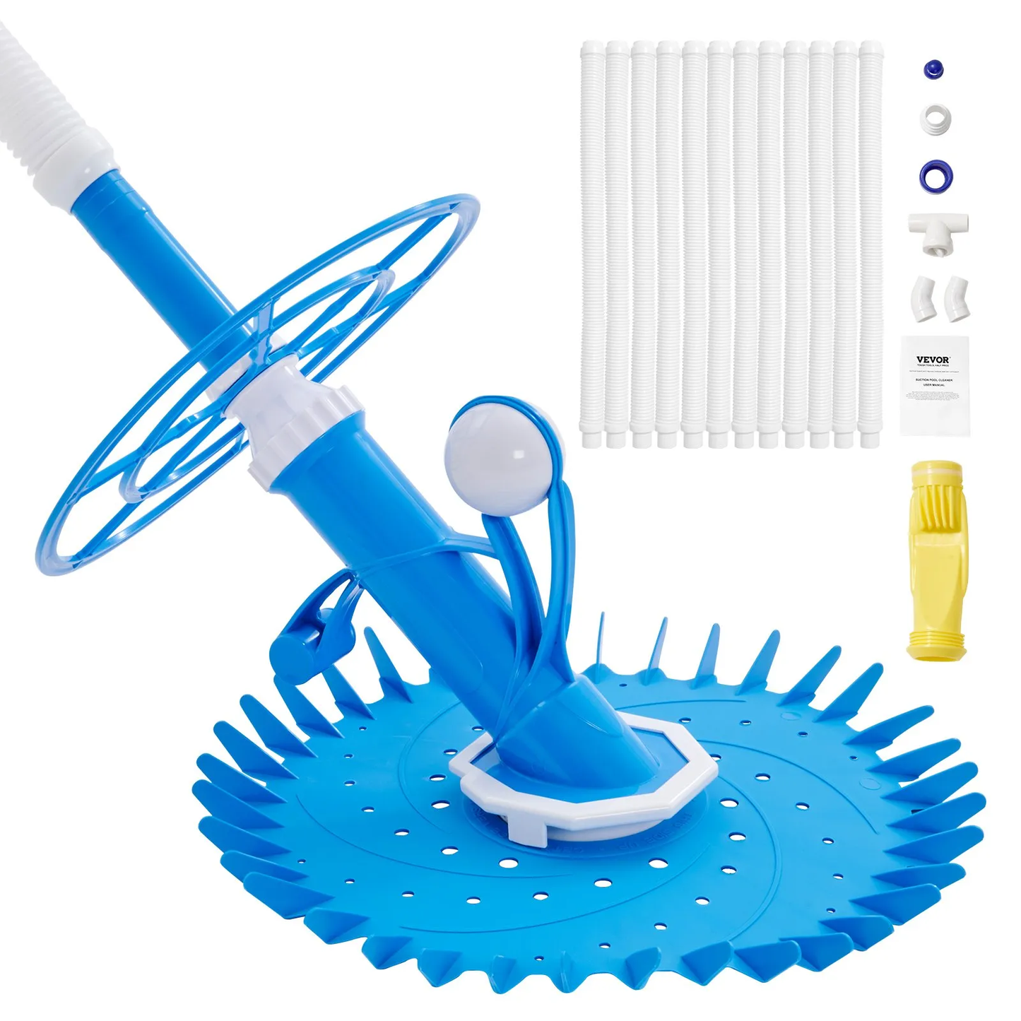 VEVOR Automatic Suction Pool Cleaner, Low Noise Pool Vacuum Cleaner with Extra Diaphragm,-$75