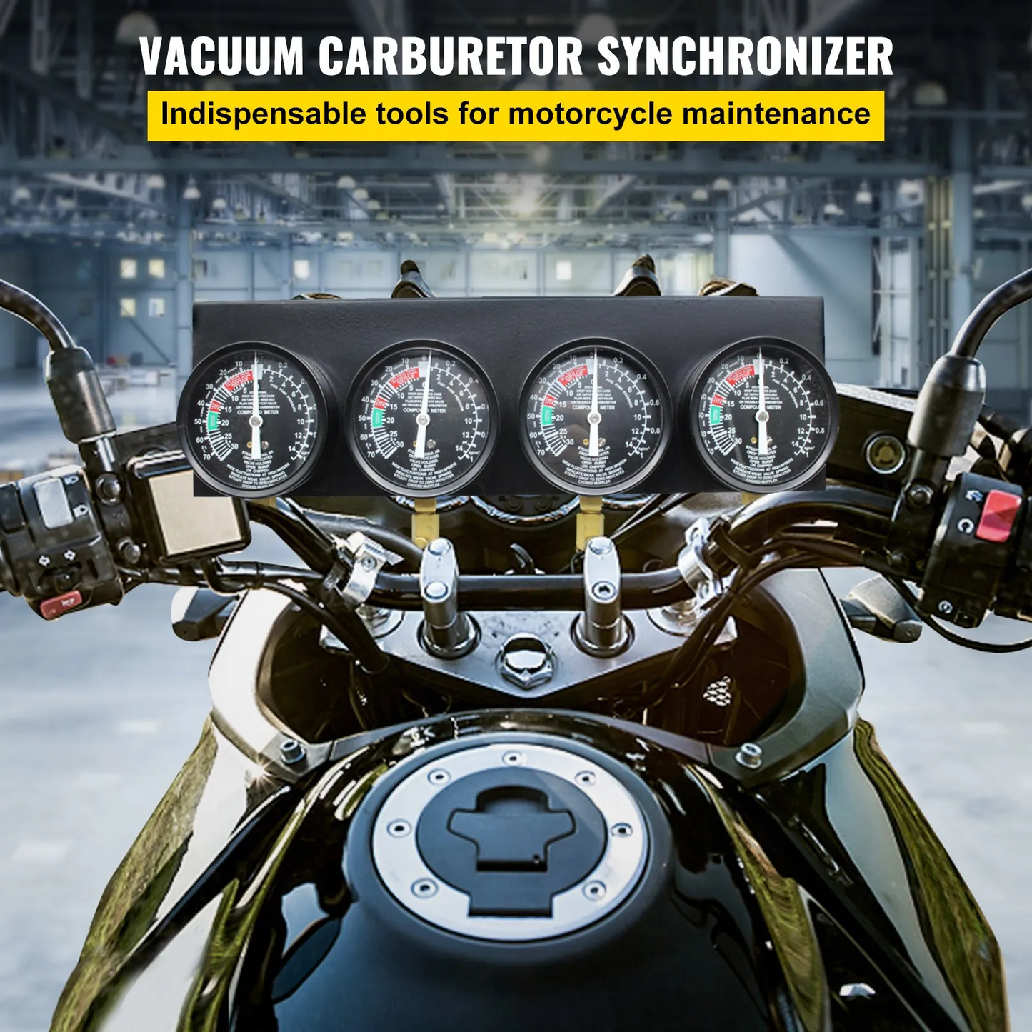 VEVOR Fuel Vacuum Carburetor Synchronize Tool Kit Fuel Vacuum Carburetor Synchronizer,-$45