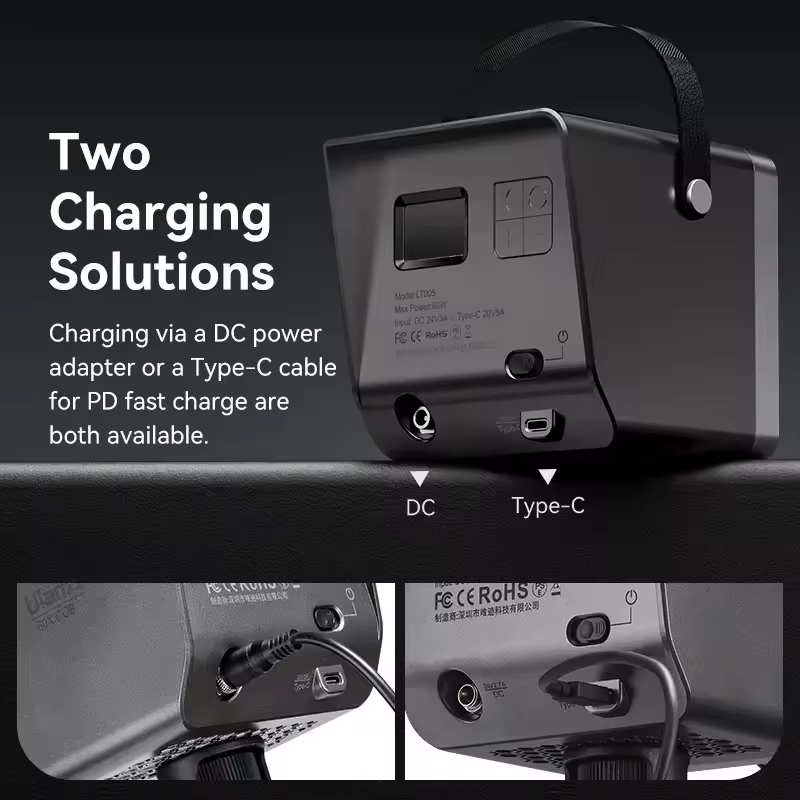 BNIB-Ulanzi LT005 60W Bi-Color COB Video Light 2700-6500K with Lighting Effects Photopraphic Studio Light