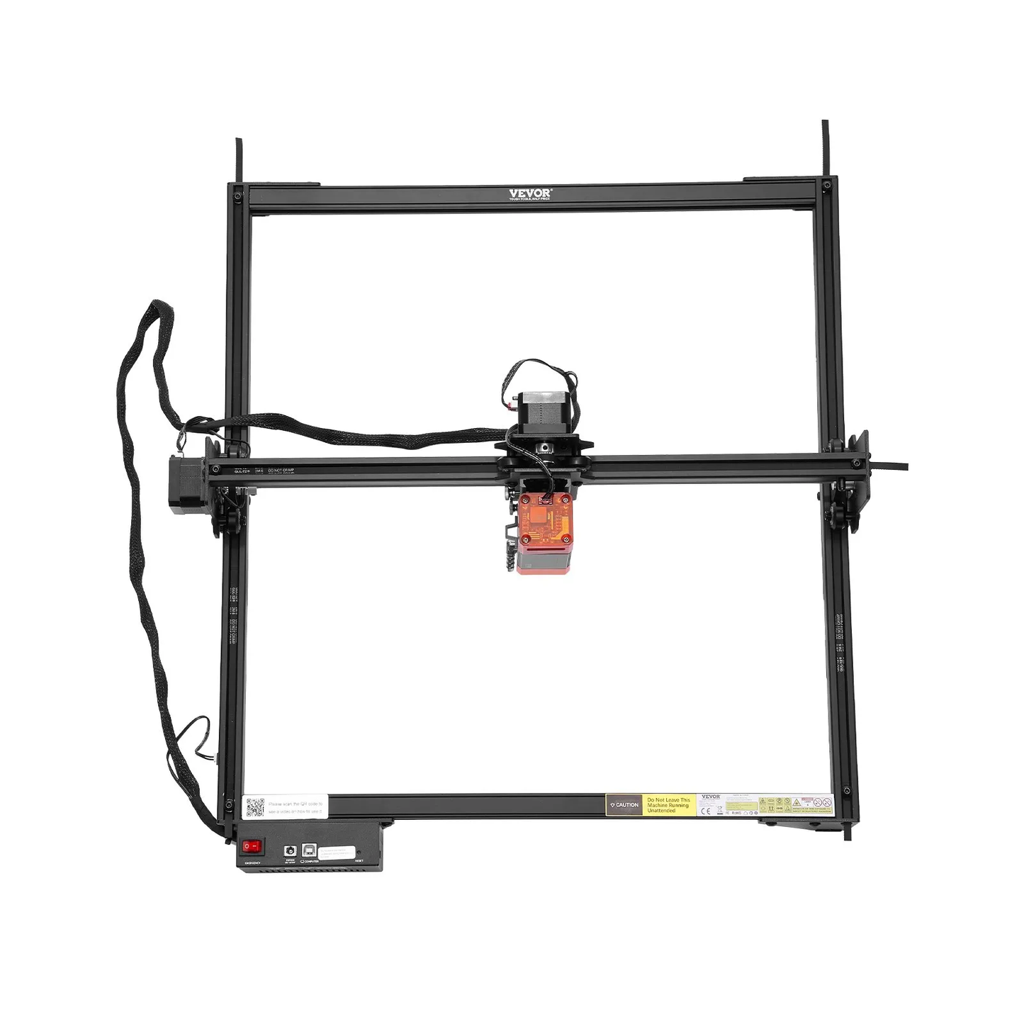 VEVOR Laser Engraver, 5W Output, Laser Engraving Cutter Machine, 14.9 x 15.7 in/38 x 40 cm Working Area,-$180