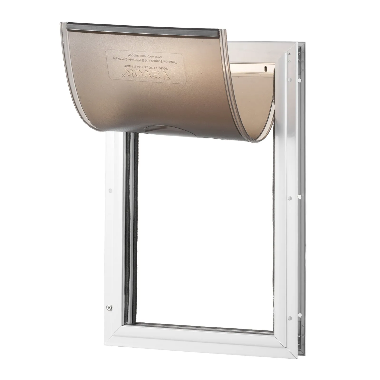 VEVOR Pet Door for Door with Lock and Magnetic Flap System Aluminum Frame Large,-$50
