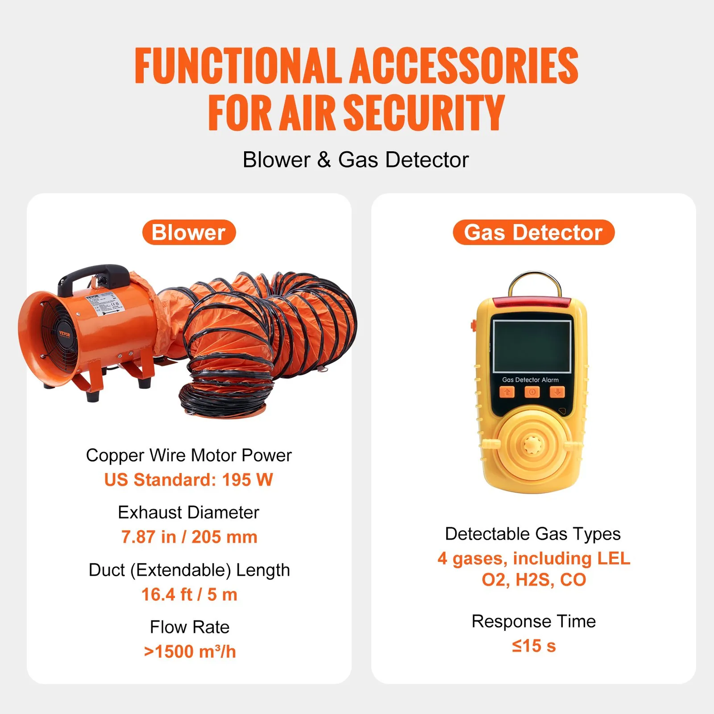 VEVOR Confined Space Tripod Kit, 2600 lbs Winch, Confined Space Tripod 8' Legs and 98' Cable,-$550