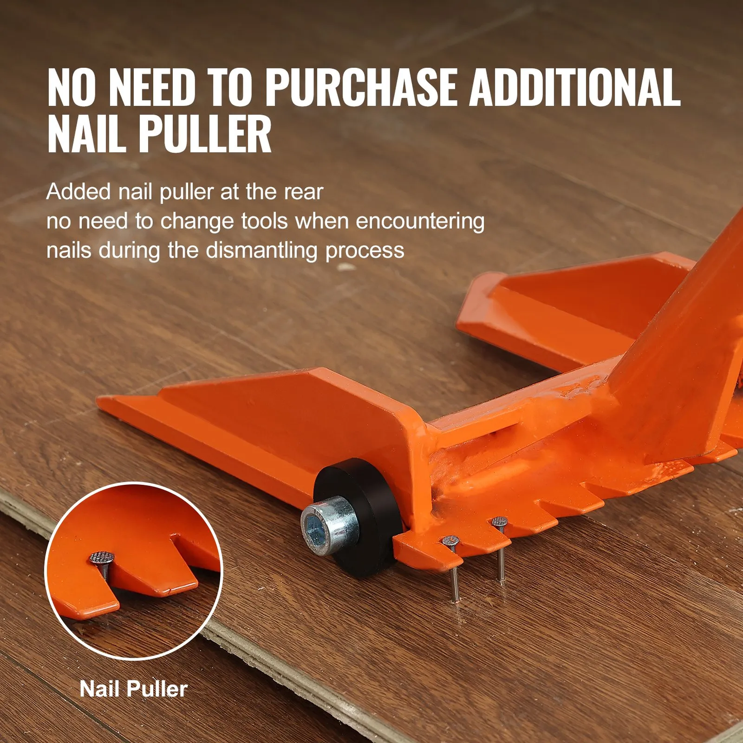 VEVOR Pallet Buster, 60-Inch Handle, 2000 lbs Weight Capacity,Heavy Duty Deck Wrecker Demolition,-$70