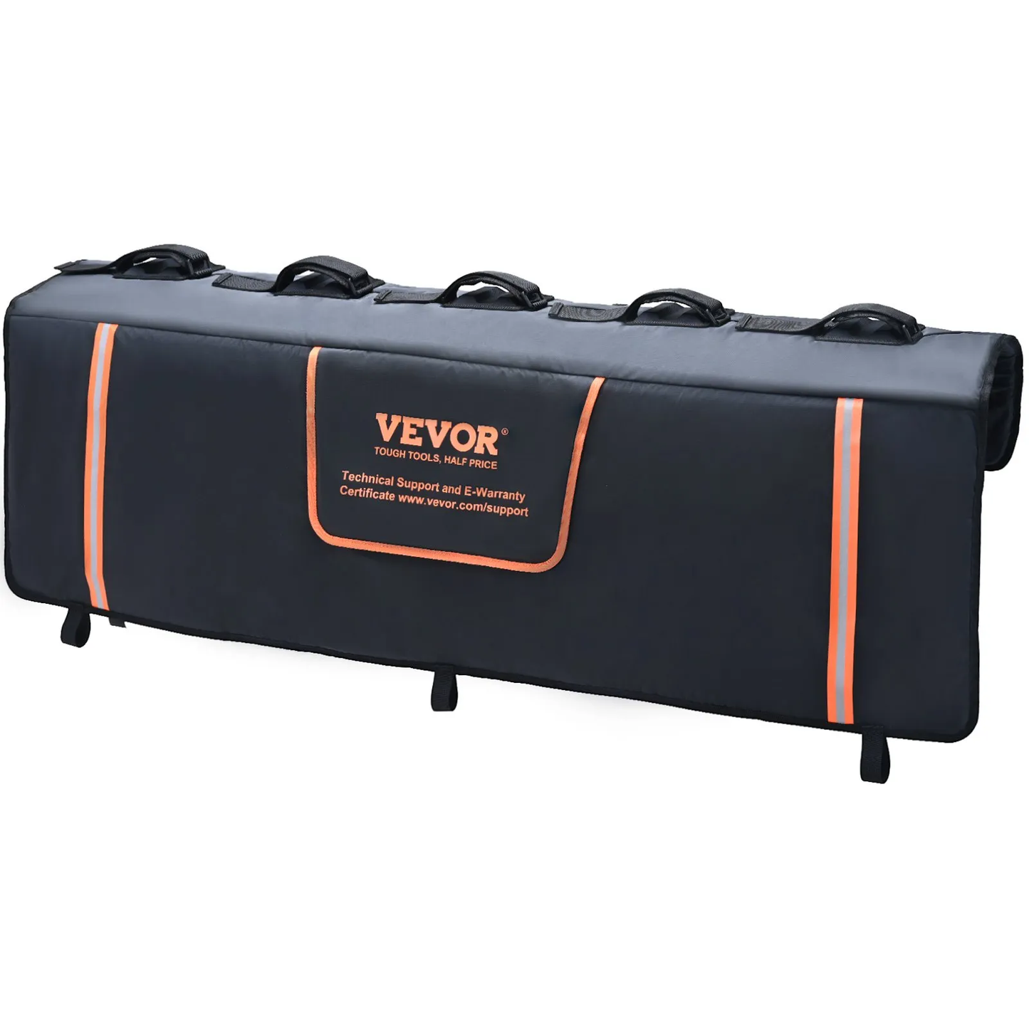 VEVOR Tailgate Bike Pad, 53" Truck Tailgate Pad Carry 5 Mountain Bikes, Upgraded Grooves,-$35