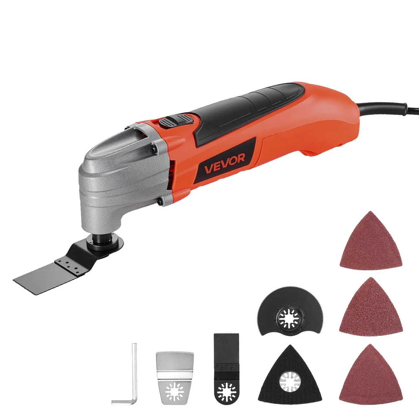 VEVOR Oscillating Tool Multitool, 2.2Amps 22,000 OPM Electric Oscillating Multi Tool Kit,-$35