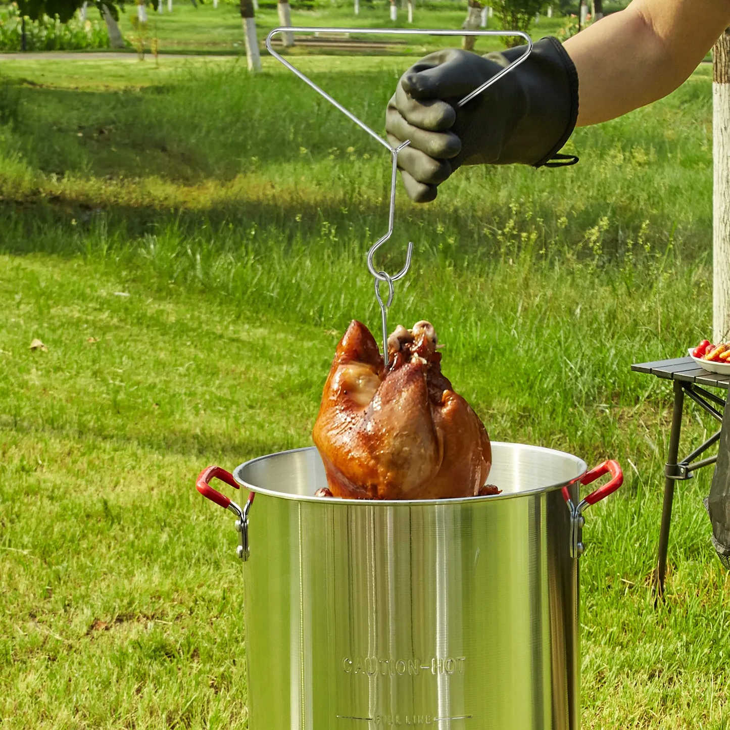 VEVOR Turkey Deep Fryer, 30-qt Turkey Fryer Boiler Steamer Cooker Set Outdoor,-$75