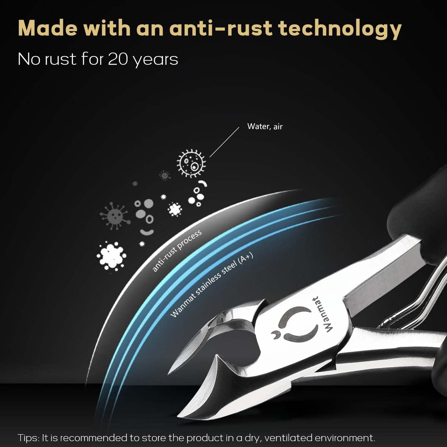 BNIB-Toenail Clippers for Thick Nails, Upgraded Toe Nail Cutter, Professional Finger Nail Clipper,