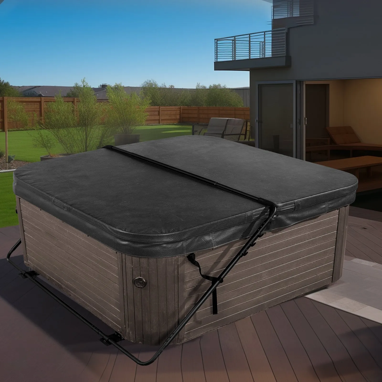 VEVOR Hot Tub Cover Lift, Spa Cover Lift, Height 31.5" - 41.3" Width 53" - 92.5" Adjustable,  -$80