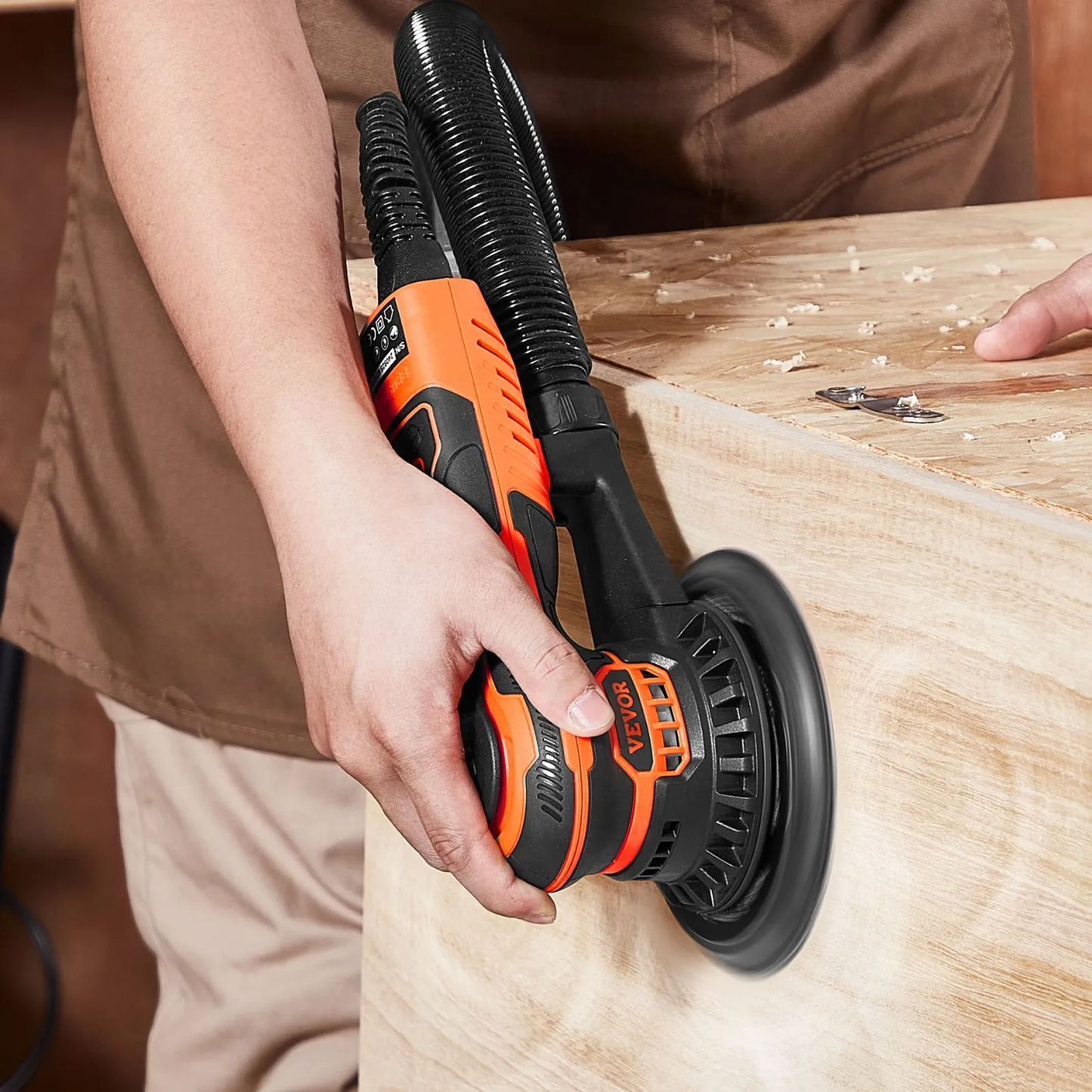VEVOR Random Orbital Sander 5 & 6-Inch, 350W Brushless Orbital Sander, 10,000 PRM 6 Variable,-$130