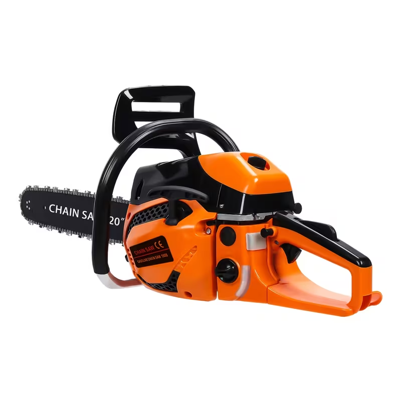 BNIB-58cc 2-Stroke Gas Chainsaw 20" Bar 2200W Power Low Recoil Chain Saw with Ergonomic Anti,-$100