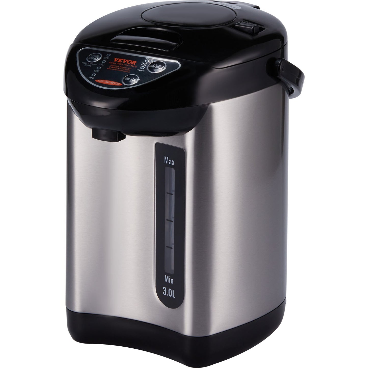 VEVOR Hot Water Dispenser, Adjustable 4 Temperatures Water Boiler and Warmer, 304 Stainless,-$55